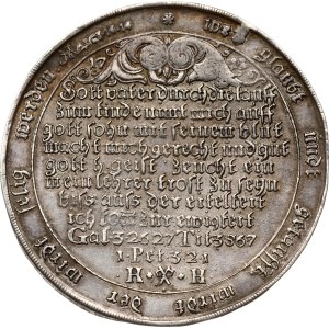 Germany Harz-Zellerfeld Taler 1713 HH Baptism