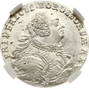 Germany Prussia 6 Groscher 1756 E NGC MS 62