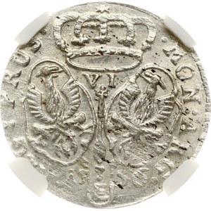 Germany Prussia 6 Groscher 1756 E NGC MS 62
