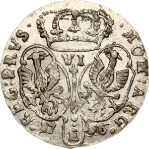 Germany Prussia 6 Groscher 1756 E
