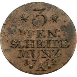 Germany Prussia 3 Pfennig 1762 A