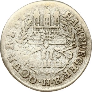 Germany Hamburg 2 Schilling 1762 OHK