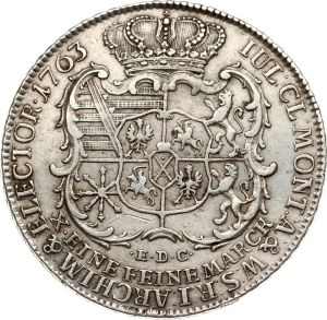 Germany Saxony Taler 1763 EDC