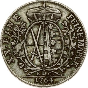 Germany Saxony 2/3 Taler 1764 EDC