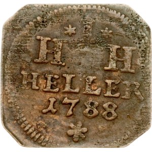 Germany Saxe-Hildburghausen 1 Heller 1788