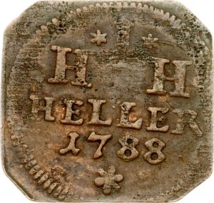 Germany Saxe-Hildburghausen 1 Heller 1788