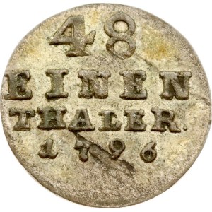 Germany Anhalt-Bernburg 1/48 Taler 1796