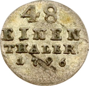 Germany Anhalt-Bernburg 1/48 Taler 1796