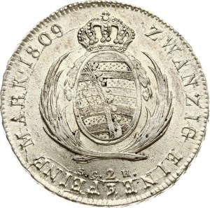 Germany Saxony 2/3 Taler 1809 SGH