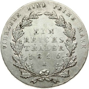 Germany Prussia Taler 1816 A