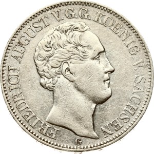 Germany Saxony Taler 1843 G