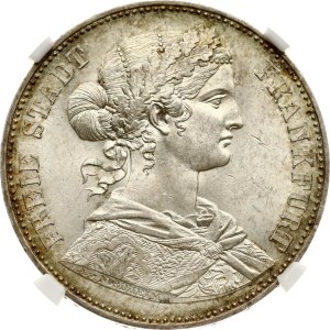 Germany Frankfurt Taler 1862 NGC MS 62