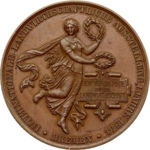 Germany Prussia Medal 1874 International Agriculture