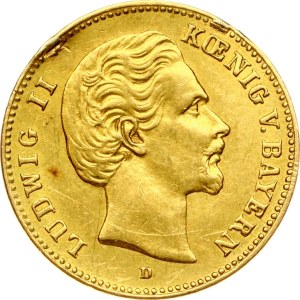 Germany Bavaria 5 Mark 1877 D