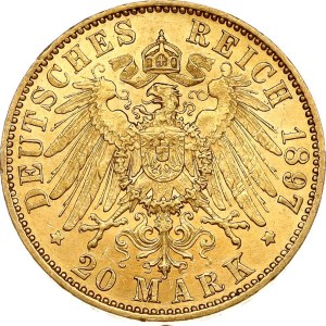 Germany Prussia 20 Mark 1897 A