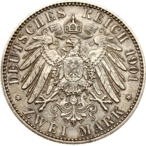 Germany Prussia 2 Mark 1901 A Kingdom of Prussia