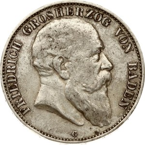 Germany Baden 5 Mark 1903 G