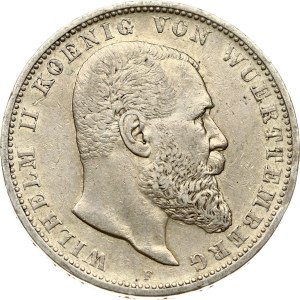 Germany Württemberg 5 Mark 1903 F