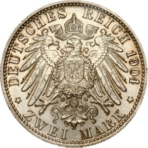 Germany Bremen 2 Mark 1904 J
