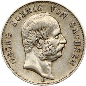 Germany Saxony 2 Mark 1904 E