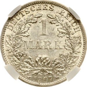 Germany 1 Mark 1907 A NGC MS 62