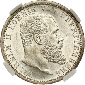 Germany Württemberg 2 Mark 1907 F NGC MS 62