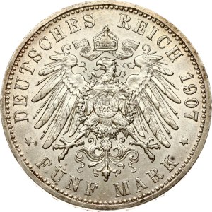 Germany Prussia 5 Mark 1907 A