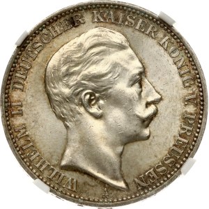 Germany Prussia 3 Mark 1911 A NGC MS 63