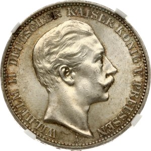 Germany Prussia 3 Mark 1911 A NGC MS 63