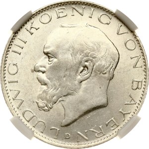 Germany Bavaria 2 Mark 1914 D NGC MS 63