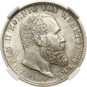 Germany Württemberg 2 Mark 1914 F NGC MS 62