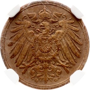 Germany 1 Pfennig 1916 G NGC AU DETAILS