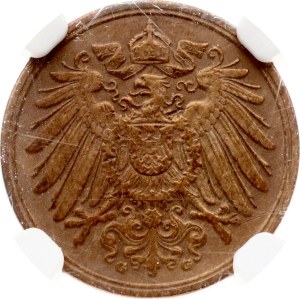 Germany 1 Pfennig 1916 G NGC AU DETAILS
