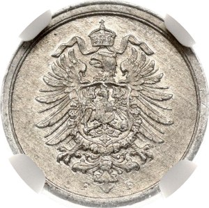 Germany 1 Pfennig 1917 F NGC MINT ERROR MS 62