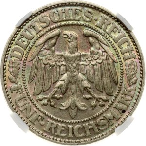 Germany Weimar Republic 5 Reichsmark 1928 D NGC MS 62