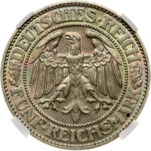Germany Weimar Republic 5 Reichsmark 1928 D NGC MS 62