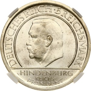 Germany Weimar Republic 5 Reichsmark 1929 F Weimar Constitution NGC MS 63