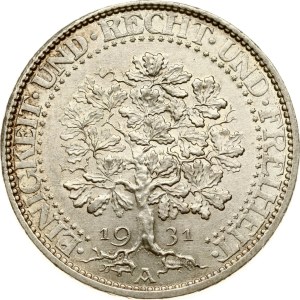 Germany Weimar Republic 5 Reichsmark 1931 A