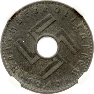Germany Third Reich 5 Reichspfennig 1940 A military coinage NGC MS 61