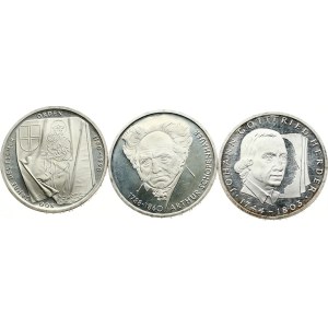 Germany Federal Republic 10 Mark 1988-1994 Lot of 3 coins