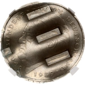 Germany Federal Republic 2 Mark 1990 J Franz Josef Strauss NGC MINT CANCELLED