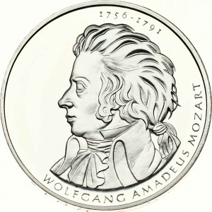Germany 10 Euro 2006 Wolfgang Amadeus Mozart