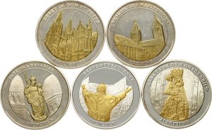 Germany Commemorative Medals 2006 Benedictus XVI Set of 5 pcs
