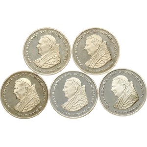 Germany Commemorative Medals 2006 Benedictus XVI Set of 5 pcs