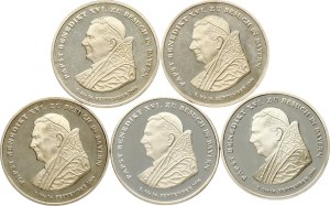 Germany Commemorative Medals 2006 Benedictus XVI Set of 5 pcs