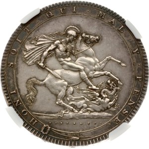 Great Britain Crown 1819 LIX NGC AU DETAILS