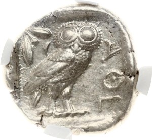 Greece Attica Athens Tetradrachm ND (440 BC - 404 BC) NGC AU