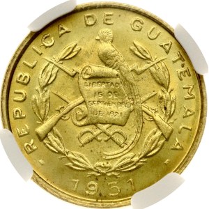 Guatemala Centavo 1951 NGC MS 67 TOP POP
