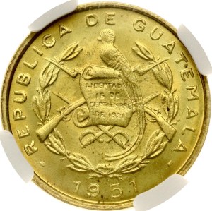 Guatemala Centavo 1951 NGC MS 67 TOP POP
