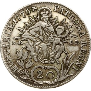 Hungary 20 Krajczar 1776 SK-PD B